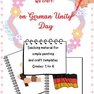 Crafting for German Unity Day – Printable Art for Grades 1–4
