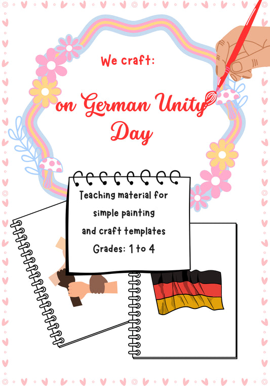 Crafting for German Unity Day – Printable Art for Grades 1–4