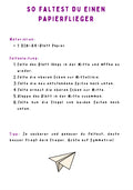 Papierflieger-Experimente – Unterrichtsmaterial und Anleitungen Klasse 1-4