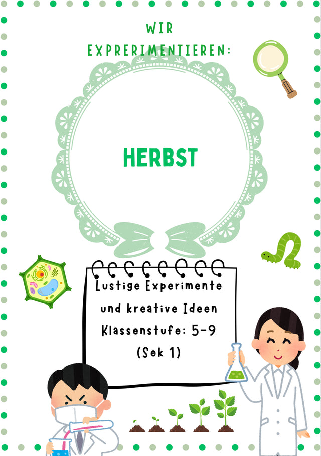 Herbst-Experimente für Kinder – Unterrichtsmaterial Klasse 1 bis 4