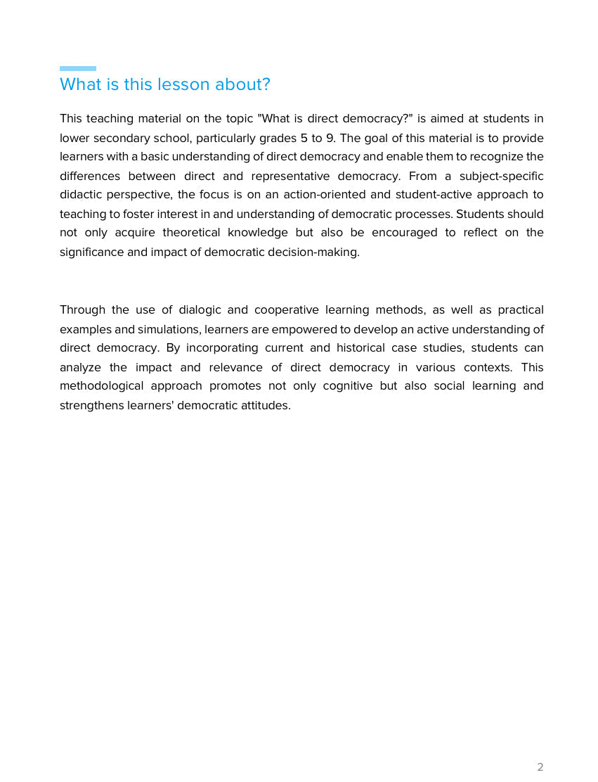 Direct Democracy Explained – Political Participation & Voting | Social Studies Resource | GRADE 5–9