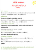 Fensterbilder malen – Bastel- und Malvorlagen mit Anleitungen Klasse 1-4