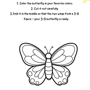 3D Insects Art Project – Printable Worksheet & Classroom Guide