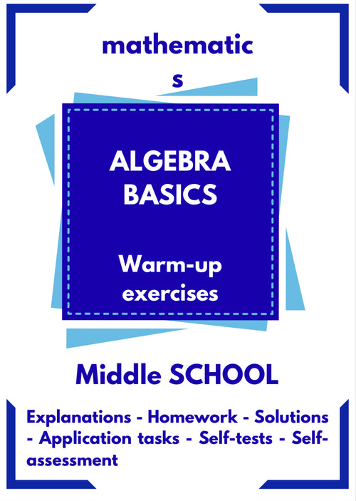 Algebra Basics – WARM-UP EXERCISES for Algebraic Thinking | GRADE 5–9