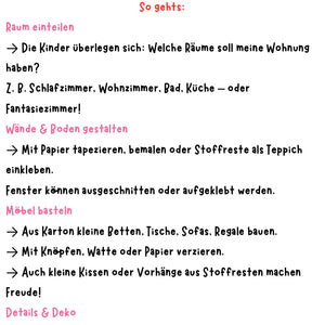 Wir basteln Wohnungen – Kreative Bastelvorlage & Anleitung Klasse 1-4