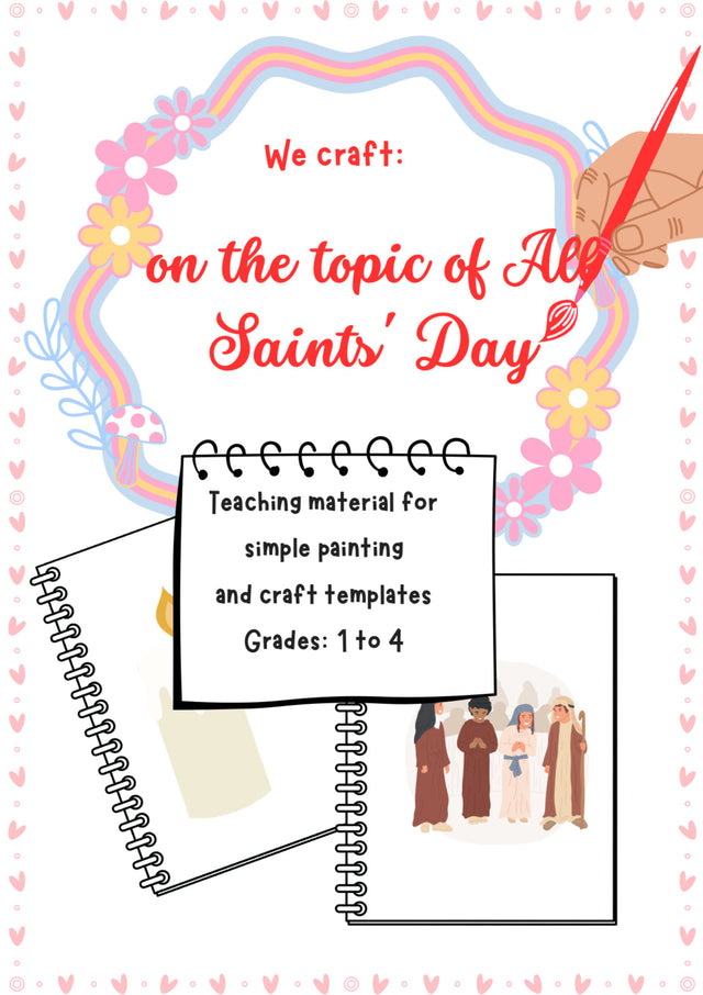 All Saints' Day SEL Art Printable Worksheet for Grades K–4