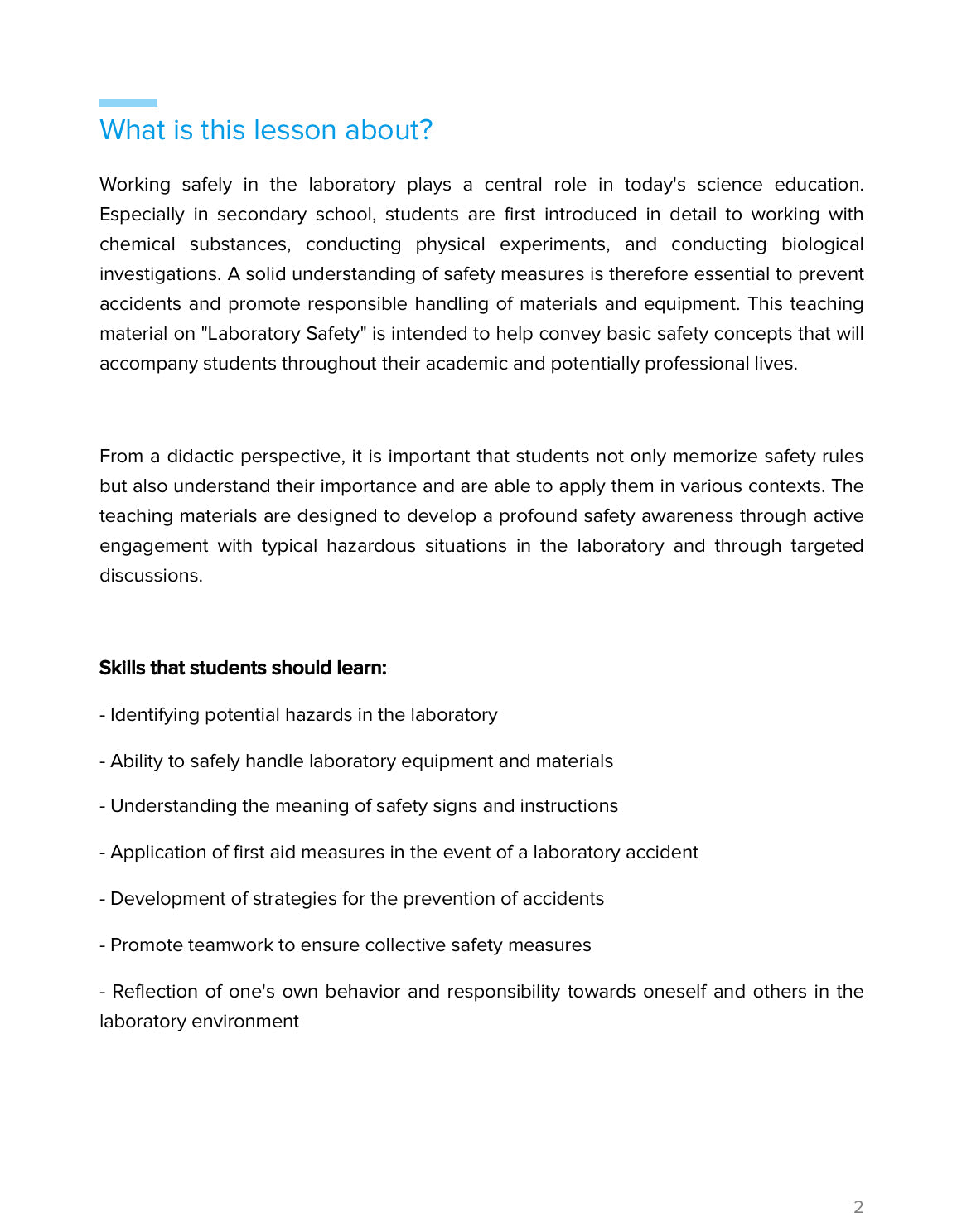 Laboratory Safety – Science Classroom Rules, Hazards & Emergency Procedures | Safety Workbook | GRADE 5–9