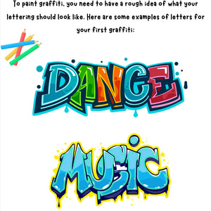 We Paint Graffiti – Urban Art Worksheet for Grades K–4