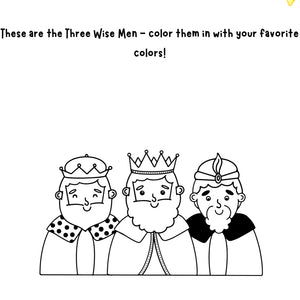 We Craft the Three Wise Men – Printable Holiday Craft for K–4