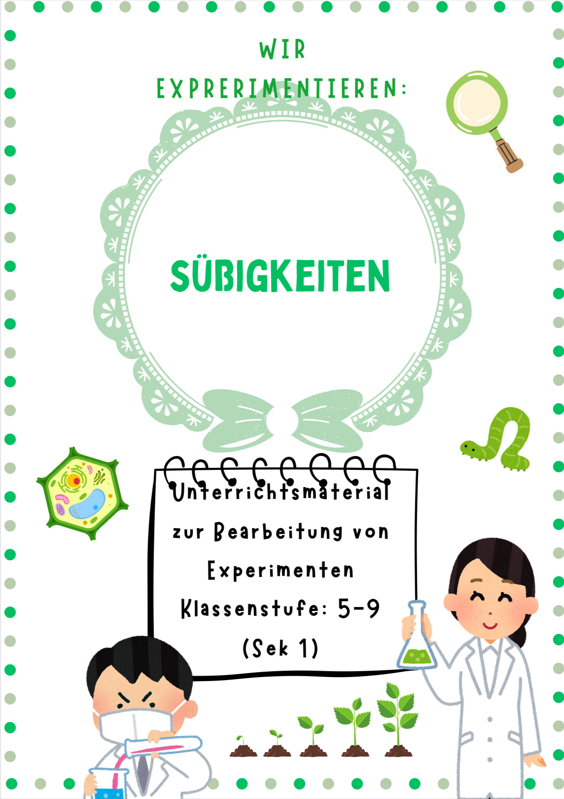 Süßigkeiten-Experimente – Lehrmaterial mit Anleitungen Klasse 1-4
