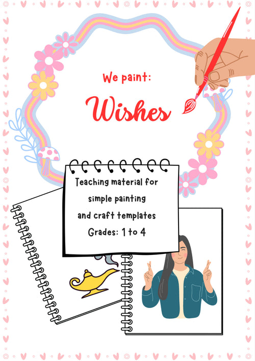 We Paint Our Wishes – Back-to-School or New Year Art Worksheet