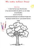 We Craft Autumnal Trees – Printable Fall Art Activity for K–4