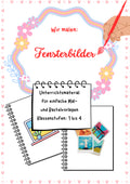 Fensterbilder malen – Bastel- und Malvorlagen mit Anleitungen Klasse 1-4
