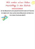 Wir malen einen Herbsttag – Malvorlage für den Unterricht Klasse 1–4