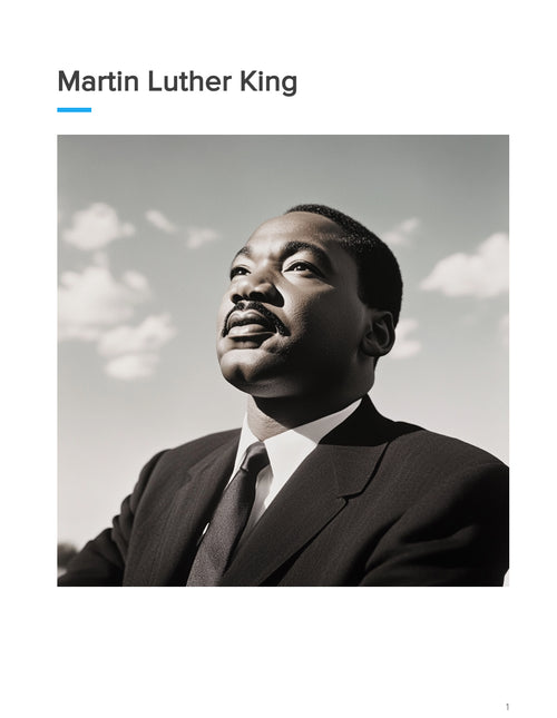 Martin Luther King – WORKBOOK on Civil Rights, Equality & Nonviolence | GRADE 5–9