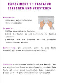Experimente rund um Computer – Arbeitsmaterial und Anleitungen Klasse 1-4