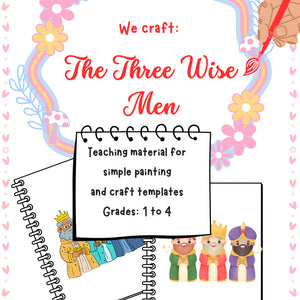 We Craft the Three Wise Men – Printable Holiday Craft for K–4