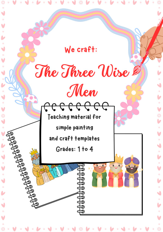 We Craft the Three Wise Men – Printable Holiday Craft for K–4