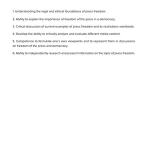 Freedom of the Press – Teaching Pack on Media & Democracy | GRADE 5–9