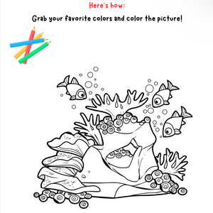 We Paint Secret Underwater Worlds – Printable Art Project K–4