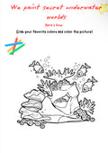 We Paint Secret Underwater Worlds – Printable Art Project K–4