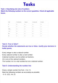 Algebra Basics – WORKBOOK on Real Numbers | GRADE 5–9