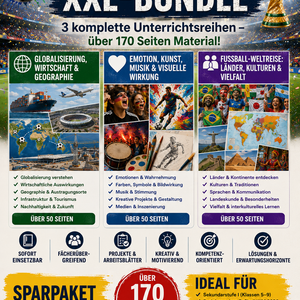 Fußball WM 2026 im Unterricht mit einem Sparpaket unterrichten und sparen!