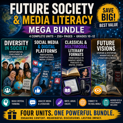 Future Society & Media Literacy – XXL-Sparpaket für den Englischunterricht