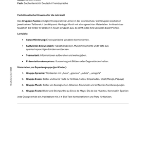 Grundschule: Hispanic Heritage Month – Vielfalt & Geschichte entdecken