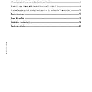 Unterrichtsmaterial Grundschule: Was macht ein Lehrer oder eine Lehrerin?