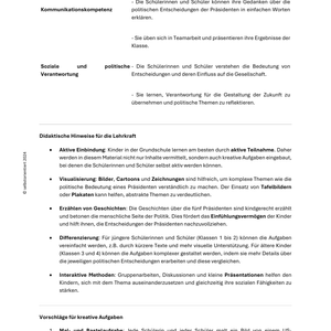 US-Präsidenten einfach erklärt – George Washington bis Donald Trump (Klasse 3–4)