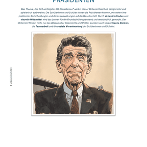 US-Präsidenten einfach erklärt – George Washington bis Donald Trump (Klasse 3–4)