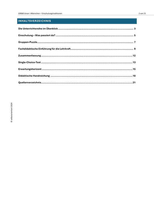 Einschulungstraditionen – Sachunterricht-Unterrichtsmaterial Grundschule