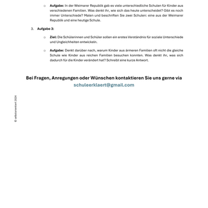 „Der erste Schultag 1930“ - Unterrichtsmaterial Grundschule