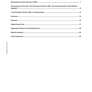 Weimar Republic era in Germany - History in Elementary School Workbook