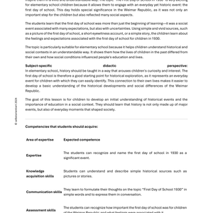 Weimar Republic era in Germany - History in Elementary School Workbook