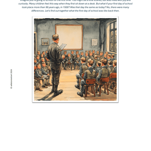 What Was School Like In 1930? - WORKBOOK | Grade 7 - 9