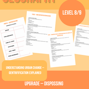 Gentrification – Urban Change, Renewal and Displacement (Grades 8–9)