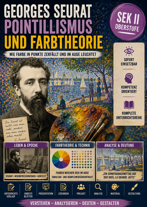 Georges Seurat – Pointillismus und Farbtheorie