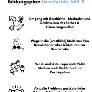 Bildungsplan Geschichte in der GoST - Baden-Württemberg