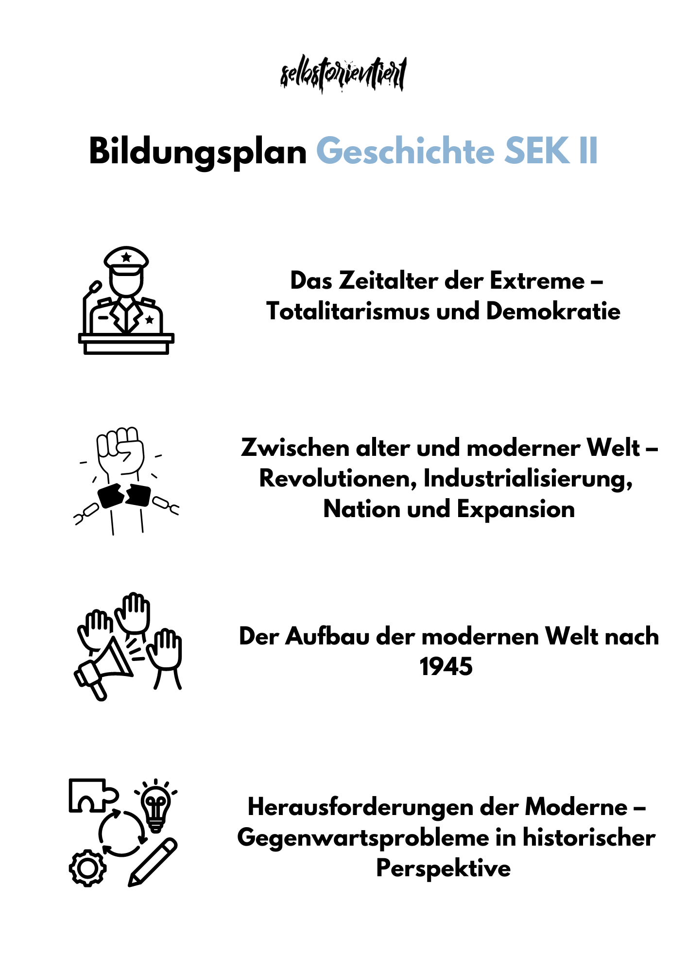 Sparpaket XXL: Lehrplan GoST Geschichte bis 2026 - Abitur | ALLE Themen | Unterrichtsreihen