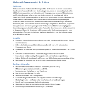 Sparpaket XXL: Mathematik Grundschule – WACHSENDES Materialpaket