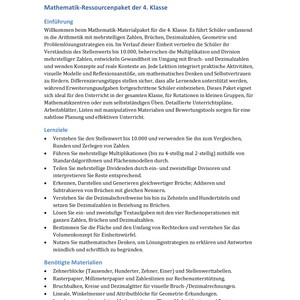 Sparpaket XXL: Mathematik Grundschule – WACHSENDES Materialpaket