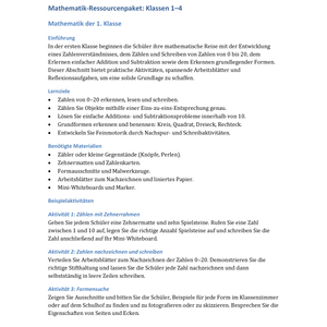 Sparpaket XXL: Mathematik Grundschule – WACHSENDES Materialpaket