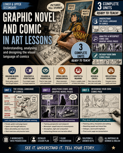 Graphic Novel und Comic im Kunstunterricht