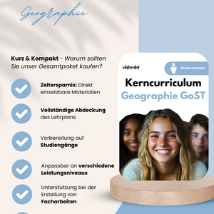 Kerncurriculum Erdkunde in der GoST - Lehrplan Niedersachsen