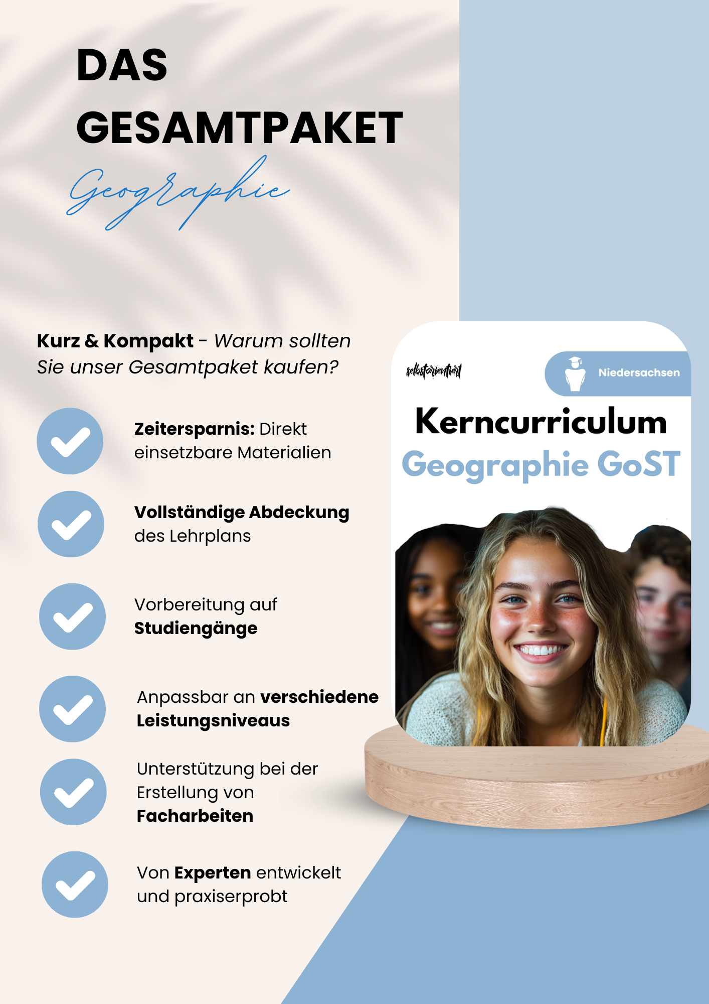 Kerncurriculum Erdkunde in der GoST - Lehrplan Niedersachsen