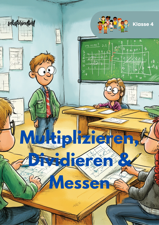 Interaktive Mathe-Werkstatt – Multiplizieren, Dividieren & Größen erfassen