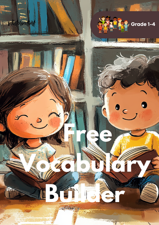 Kostenloses Vokabelpaket Englisch – Klasse 1–4 | 4 Themen je Stufe
