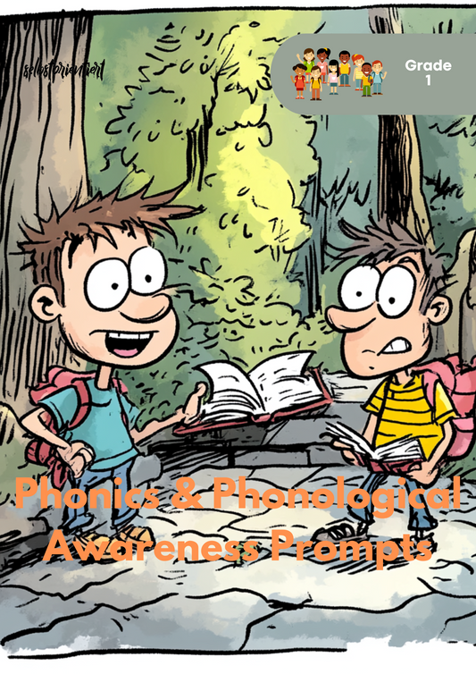 Writing Prompts Englisch – Klasse 1 | Phonics & Lautbewusstsein